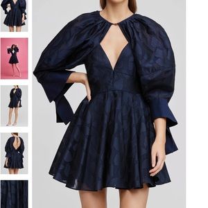 Long sleeve Navy Acler shirt dress-size 6